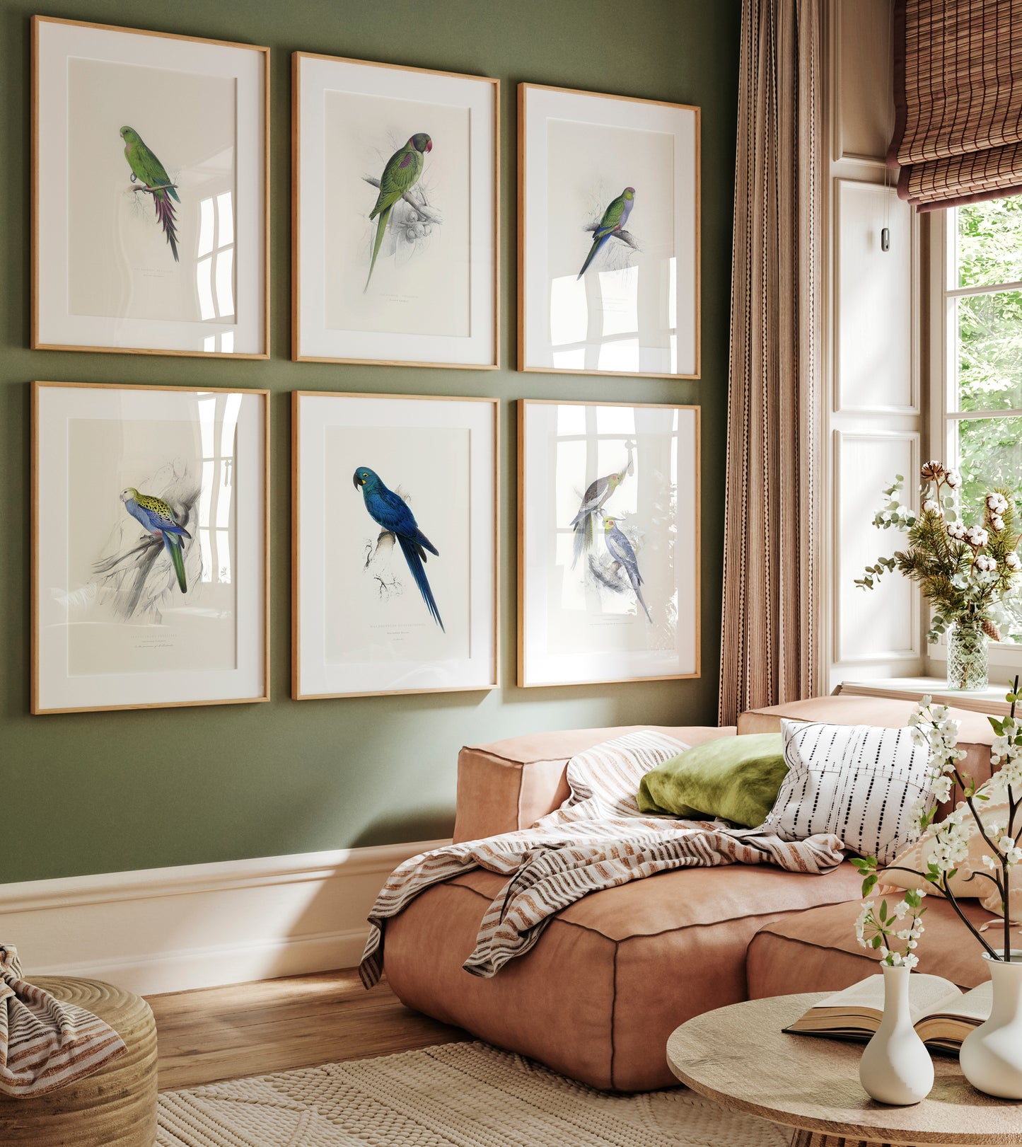 Set of parrot posters wall art, Choose Any Prints, birds wall art prints